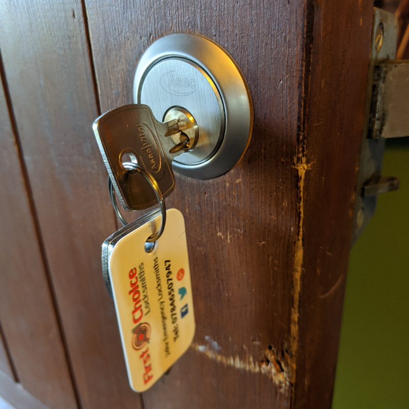 Yale Cylinder Replacement Lock by First Choice Locksmiths Exeter