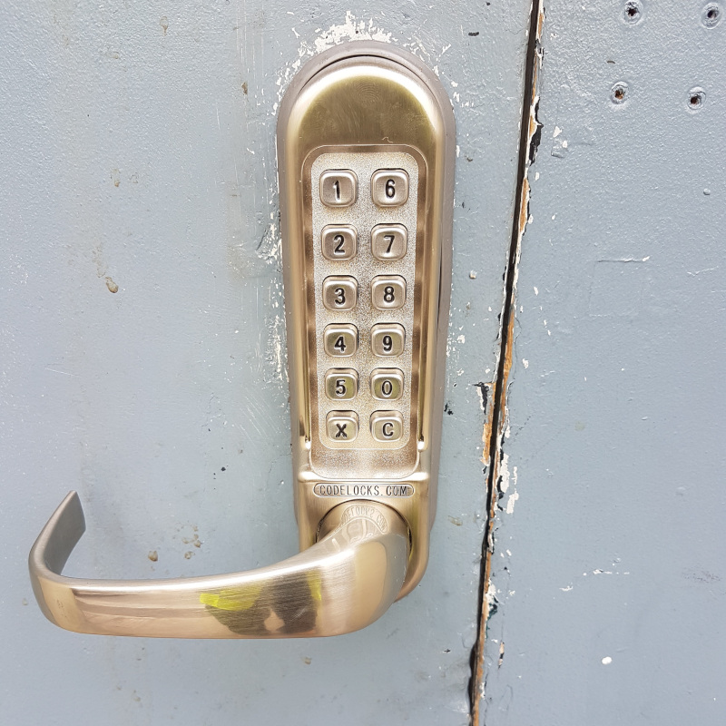 Heavy duty code key installed in Exeter