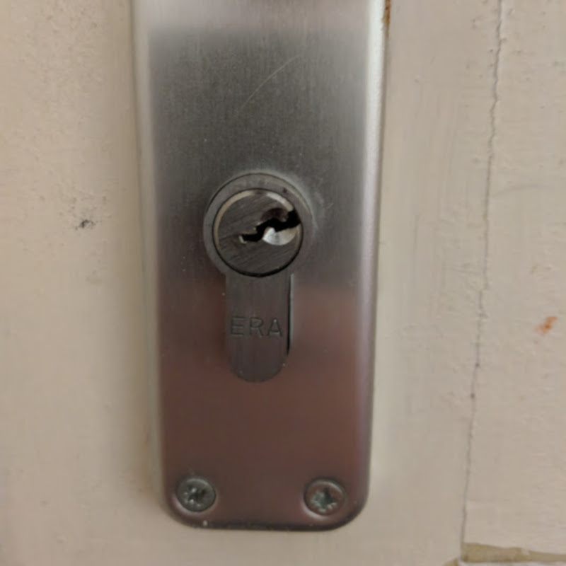 Door lock picked by First Choice Locksmiths Exeter