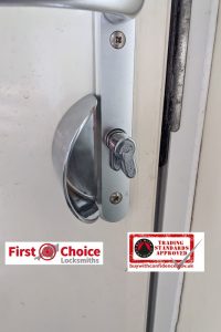 CYLINDER SECURITY SHIELD SUPPLIED & INSTALLED BY FIRST CHOICE LOCKSMITHS